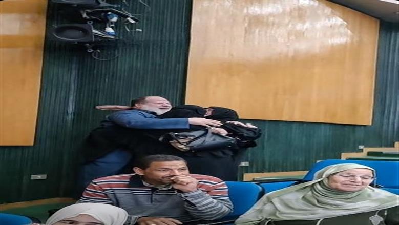 موسى الجبالي وزوجته وأخته
