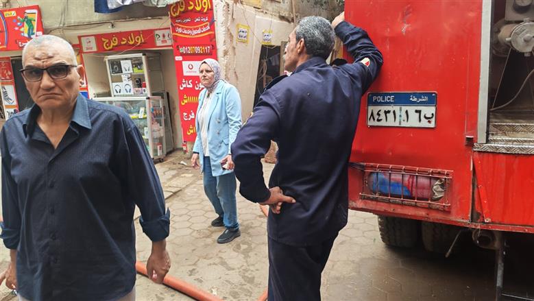 حريق شبرا الخيمه 