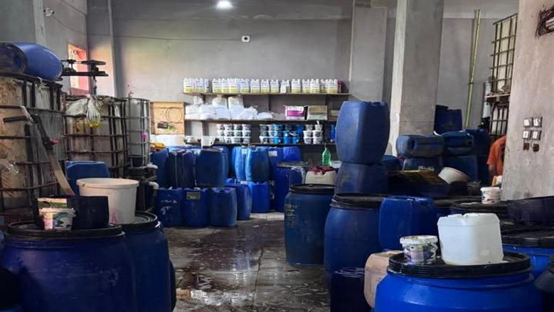 مصنع منظفات بالمنوفية