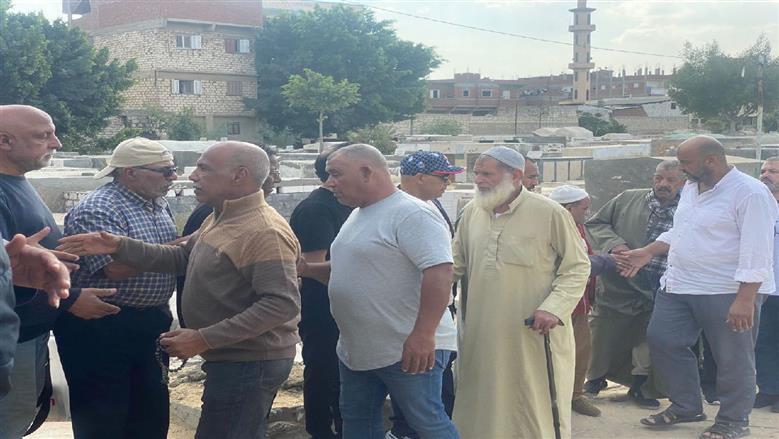 جنازة شقيقة أحمد شيبة 