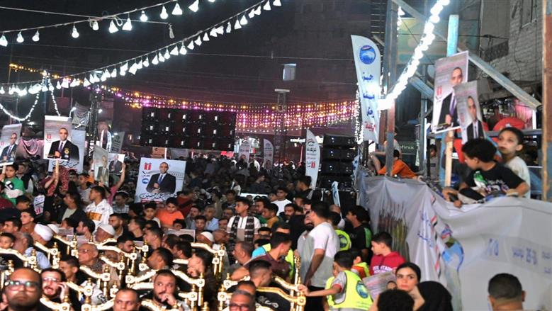 مؤتمر حاشد لحزب مستقبل وطن لدعم القائمة الوطنية ومرشحي الفردي بالقليوبية 