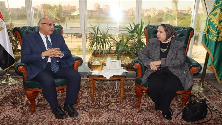 لقاء محافظ القليوبية