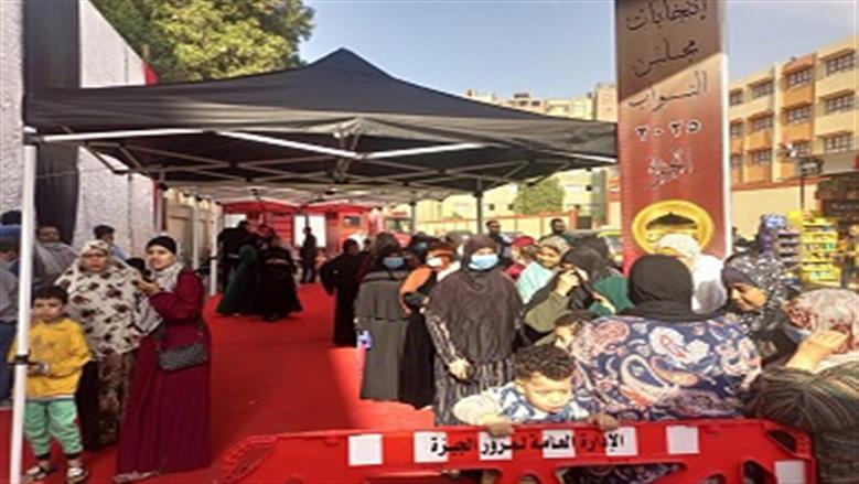 طائرات درون تتابع انتخابات النواب في دائرة الهرم