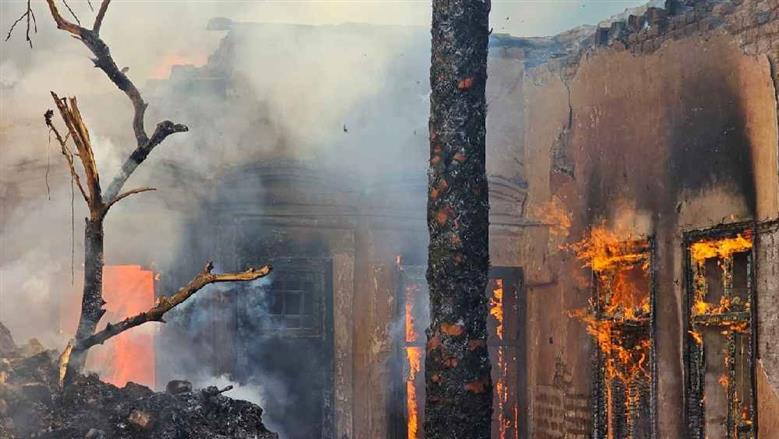 قوات الحماية المدنية تتمكن من السيطرة على حريق بمركز منفلوط في أسيوط