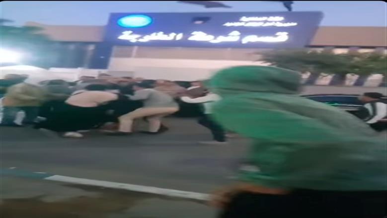 كشف ملابسات تجمع مواطنين أمام قسم شرطة الخارجة بالوادى الجديد