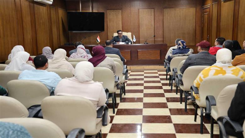 اجتماع شركة مياه الشرب والصرف بالقليوبية