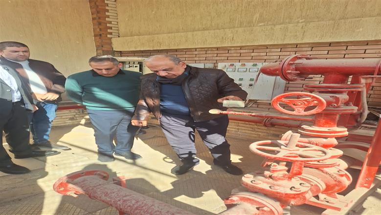 وزير الكهرباء خلال جولته التفقدية
