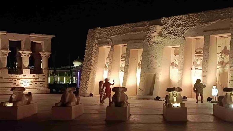 مجسمات معابد في الغردقة 