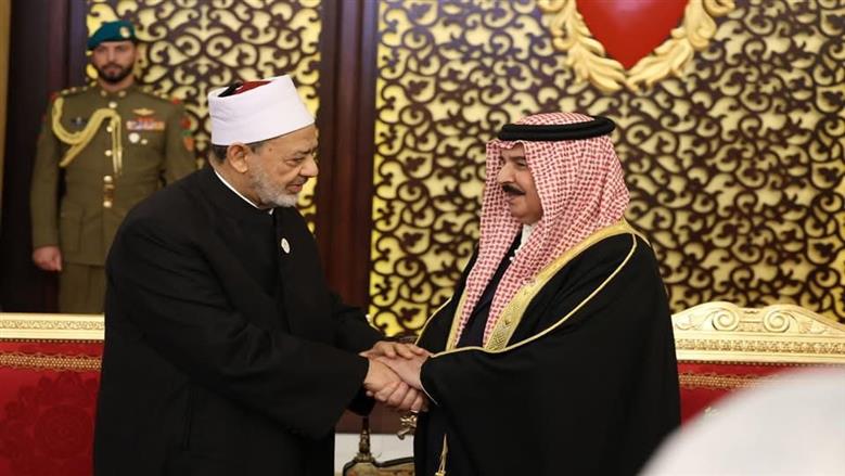 شيخ الأزهر يهنئ الملك حمد بن عيسى آل خليفة بمناسبة اليوم الوطني للبحرين