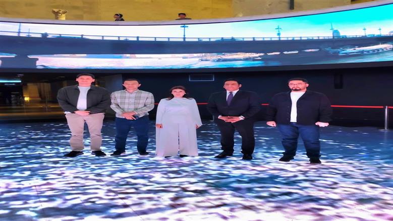 متحف الحضارة يستقبل وفودا رفيعة المستوي