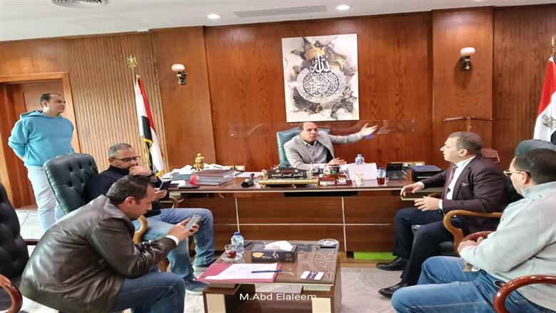 اجتماع قيادات جهاز مدينة العبور 