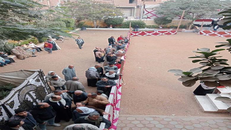 المواطنوان يتوافدون على لجان إعادة انتخابات «النواب» في القليوبية