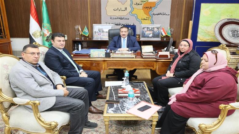 محافظ المنوفية يتابع نسب إنجاز مشروعات رصف الطرق ضمن «حياة كريمة»