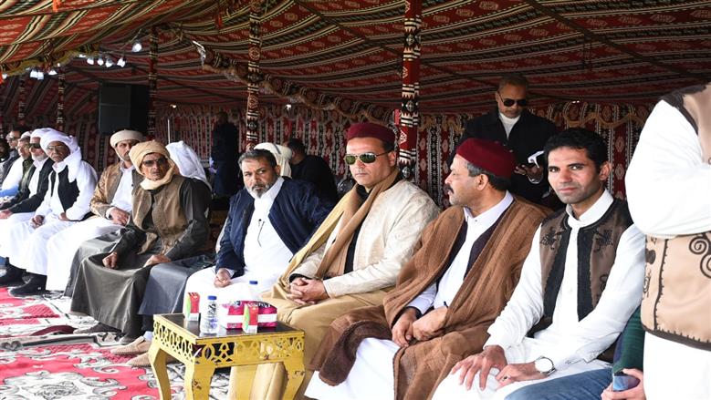 خلال فعاليات مهرجان الفروسية بمطروح ضمن إحتفالات محافظة مطروح بالعيد القومي