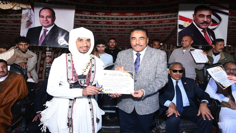 خلال فعاليات مهرجان الفروسية بمطروح ضمن إحتفالات محافظة مطروح بالعيد القومي