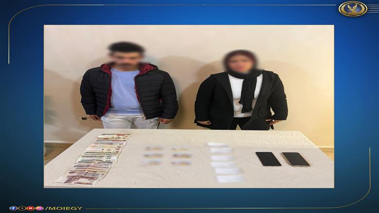 ضبط رجل وسيدة بحوزتهما مبالغ مالية أمام إحدى اللجان الانتخابية بالسويس