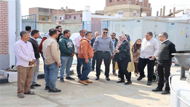 جولة رئيس شركة مياه القليوبية