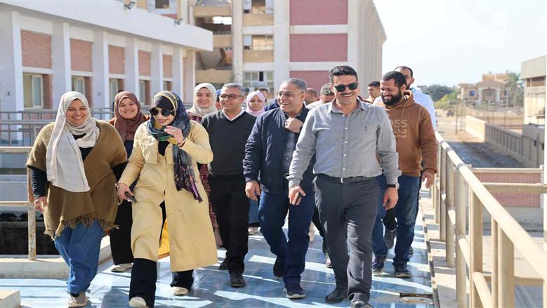 جولة رئيس شركة مياه القليوبية