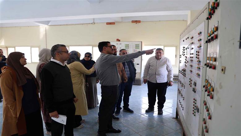 جولة رئيس شركة مياه القليوبية