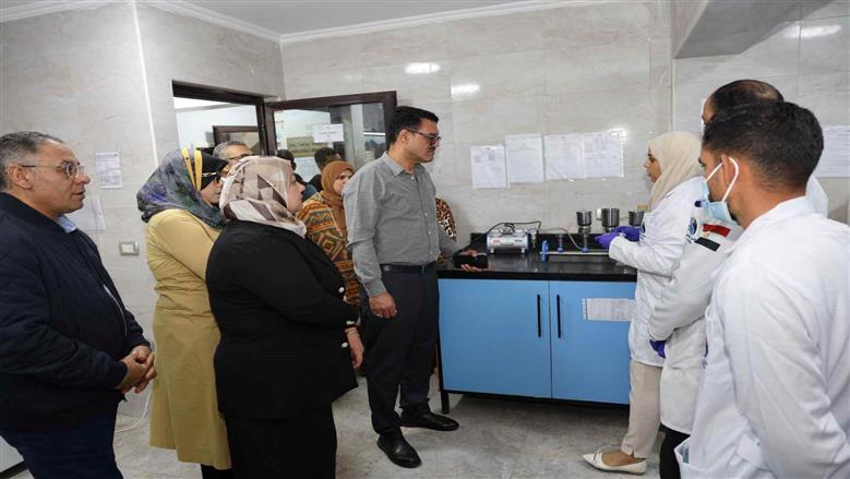 جولة رئيس شركة مياه القليوبية
