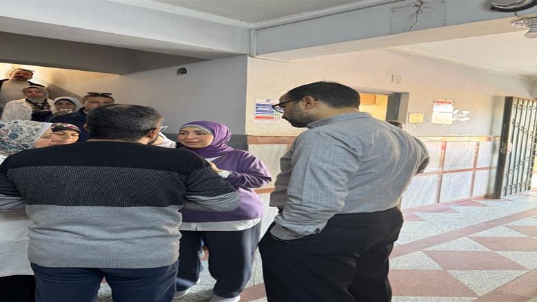 وكيل وزارة الصحة بالفيوم تتفقد مستشفى الرمد