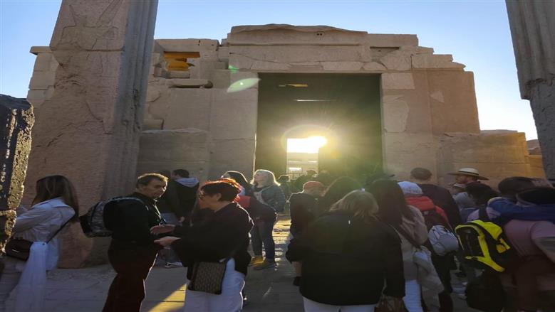 تعامد الشمس على الكرنك قدس الاقداس. فجر الغد من قلب الأقصر