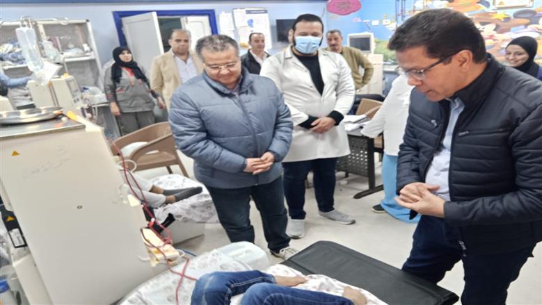 جولة رئيس جامعة بنها