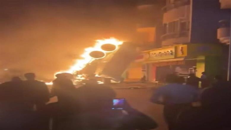 مشاهد تحت الطريق الدائري.. سقوط الموت من السماء في ترسا