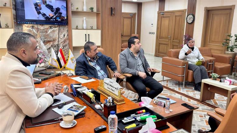 اجتماع رئيس جهاز مدينة العبور الجديدة