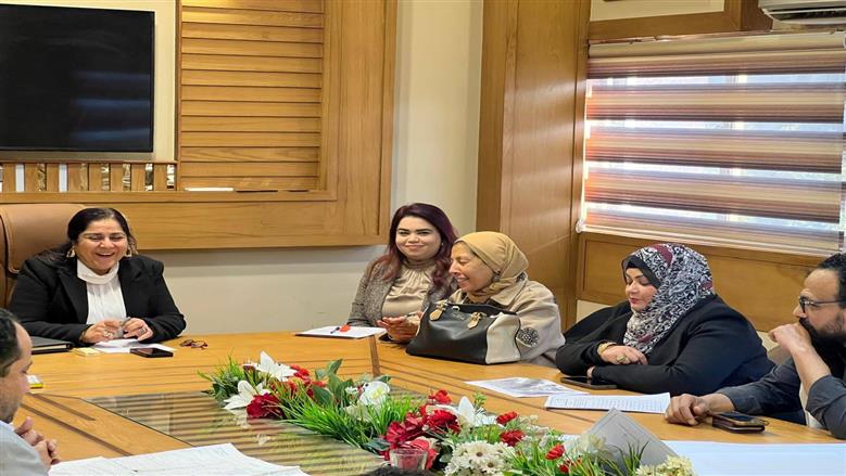  اجتماع نائب محافظ القاهرة  مع رئيس التخطيط العمرانى 