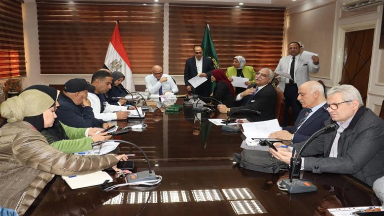 لقاء محافظ القليوبية 