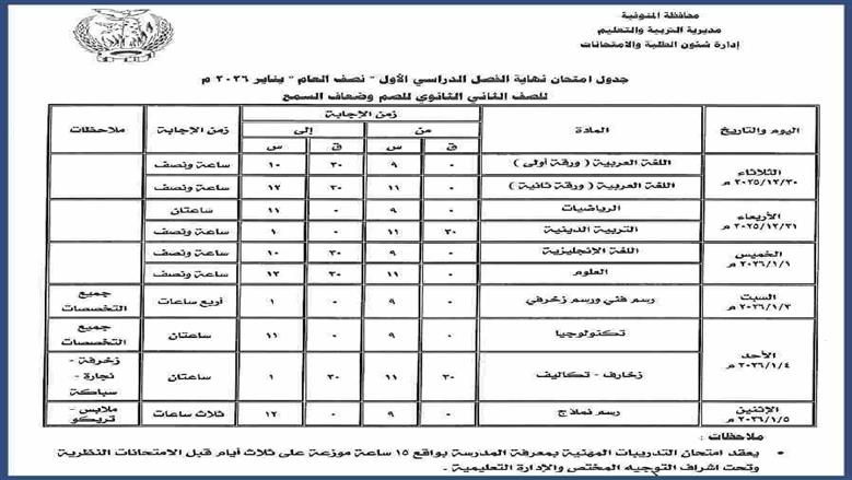 المنوفية