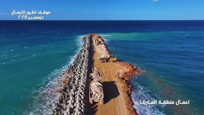 طلعت مصطفى : تقدم أعمال البناء والإنشاءات بمشروع