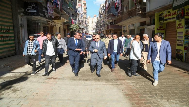 محافظ كفرالشيخ يتفقد أعمال الإنترلوك بشوارع العاصمة ضمن خطة 2025–2026