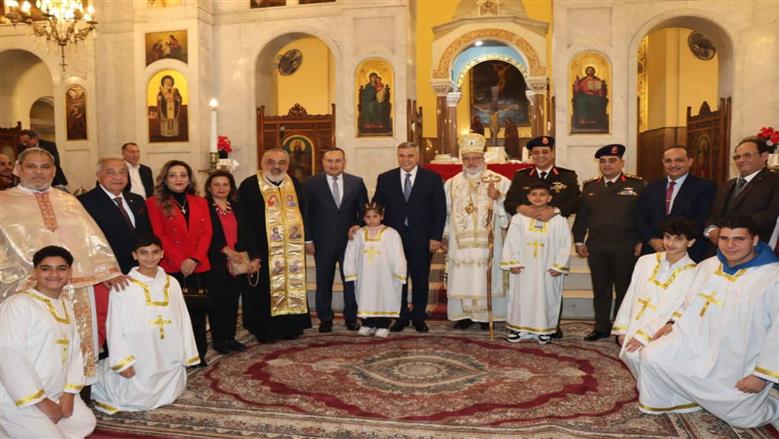 تهنئة القيادات في الإسكندرية بعيد الميلاد المجيد