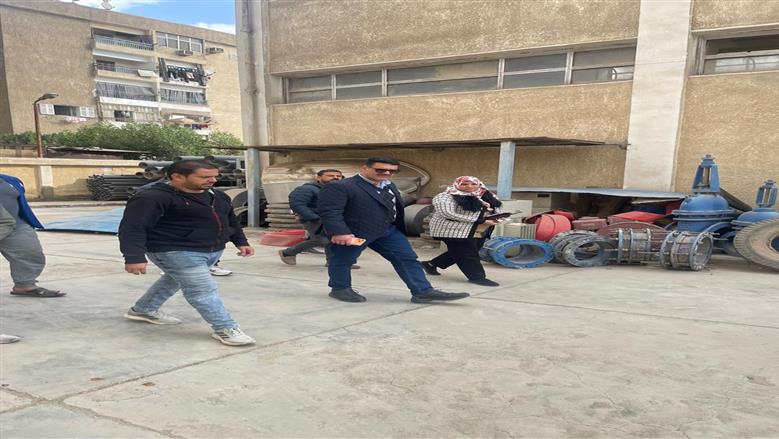 جولة رئيس شركة مياه الشرب والصرف بالقليوبية 
