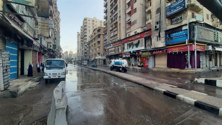امطار تضرب البحيرة والمحافظة ترفع درجة الاستعداد