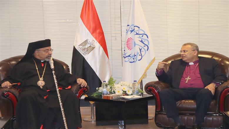 لقاء بطريرك الكاثوليك والدكتور أندريه زكي