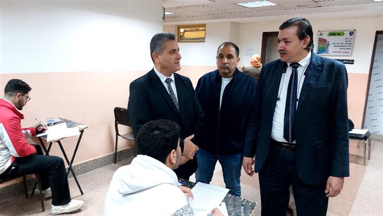 جولة رئيس جامعة بنها