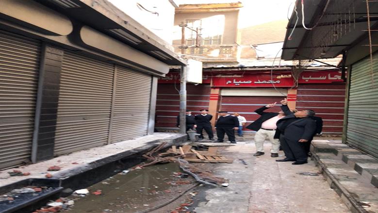 إجراءات عاجلة لمحافظ الدقهلية بعد حريق سوق الخواجات بالمنصورة