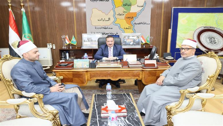 محافظ المنوفية يستقبل وكيل وزارة الأوقاف