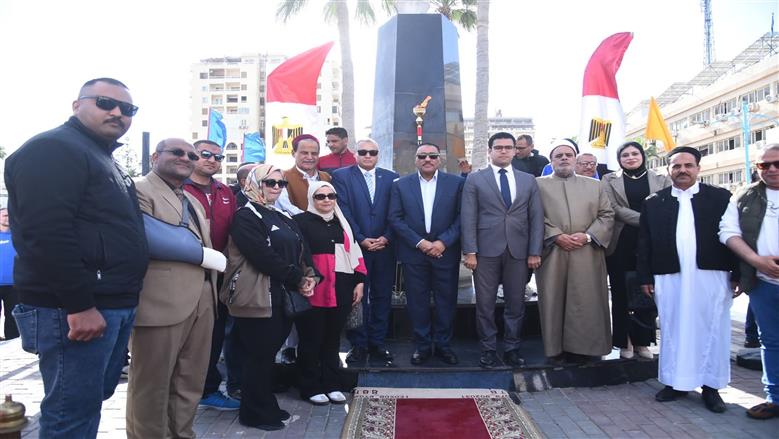خلال مشاركة وفد الأزهر في احتفالات اليوم العالمي لذوي الهمم وايقاد شعلة أولمبياد المحافظات الحدودية مع محافظ مطروح