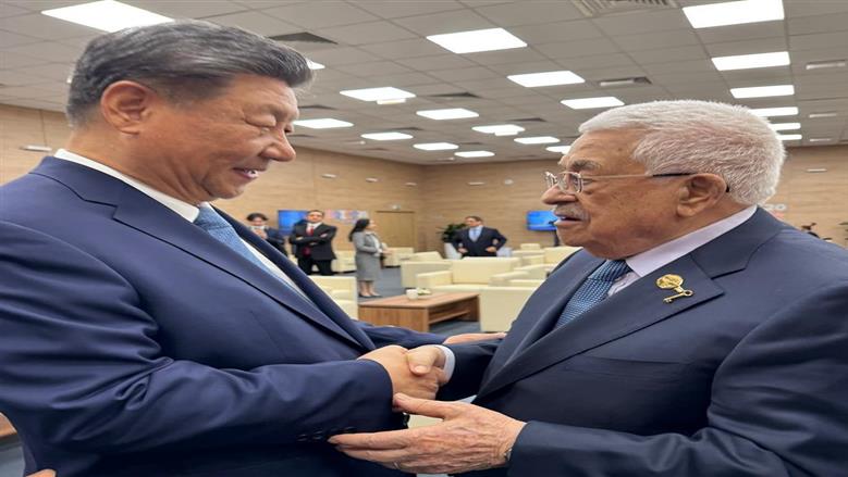 أبومازن يشكر الرئيس الصيني بعد دعم غزة بـ100 مليون دولار