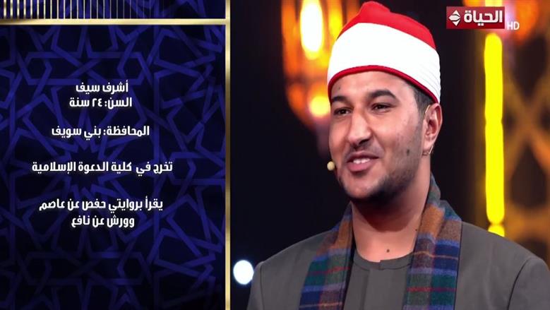 المتسابق أشرف صالح بـ«دولة التلاوة»: «أمي دايما بتدعيلي ربنا يحبب فيك طوب الأرض»