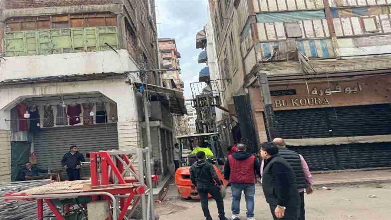 تطوير شوارع الحميدي والتجاري،ببورسعيد