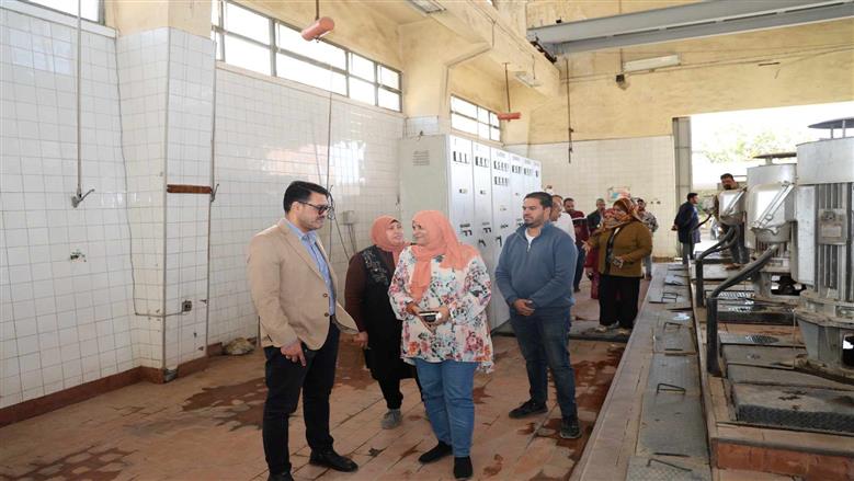 جولة رئيس شركة مياه الشرب والصرف بالقليوبية 