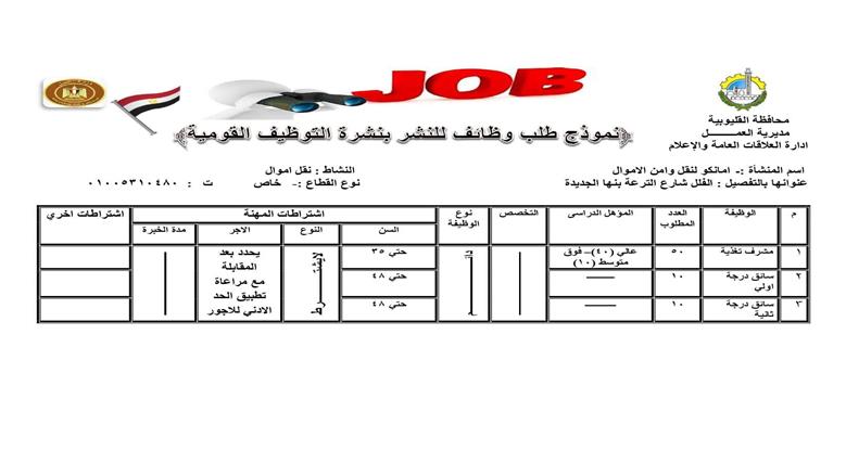 وظائف القليوبية 