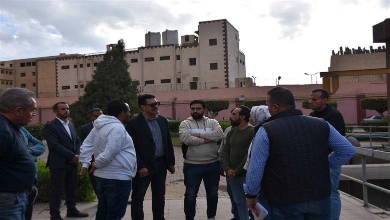جولة رئيس شركة مياه الشرب والصرف بالقليوبية 