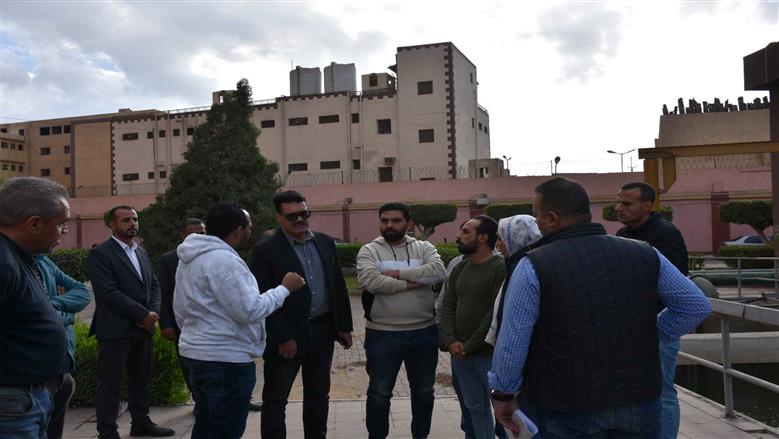 جولة رئيس شركة مياه الشرب والصرف بالقليوبية 
