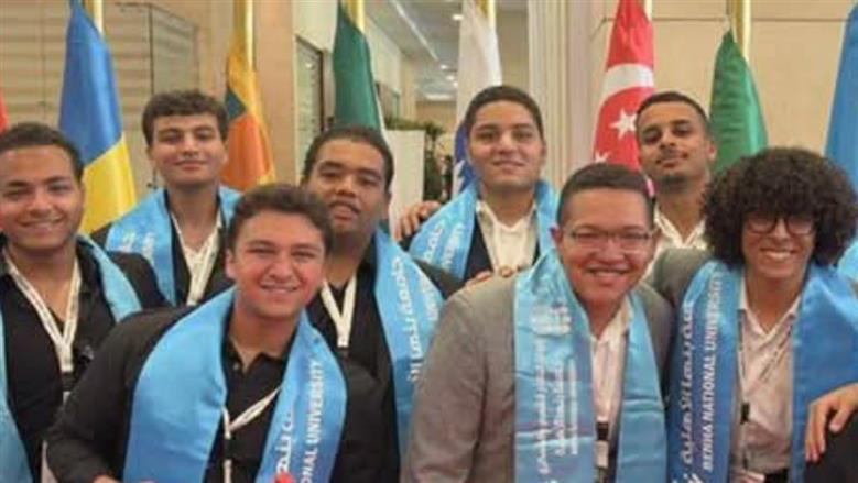 مشاركة طلاب جامعة بنها الأهلية 